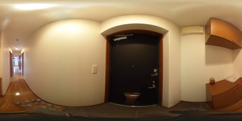 パノラマ画像玄関