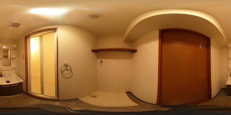 パノラマ画像洗面所