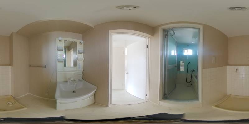 パノラマ画像洗面所