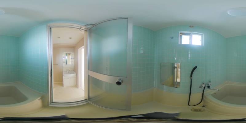 パノラマ画像バスルーム