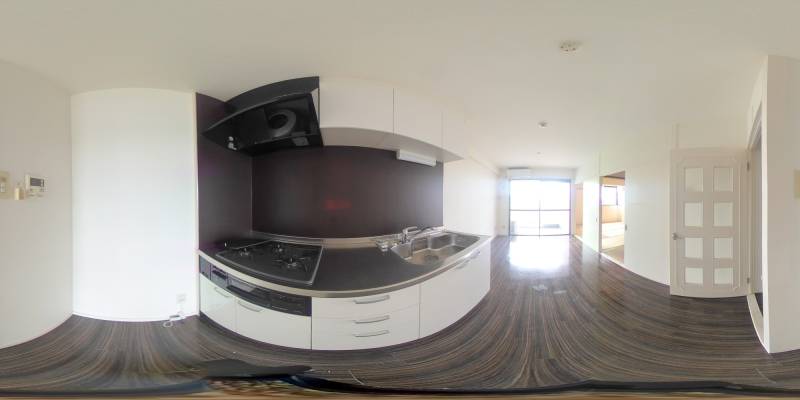 パノラマ画像キッチン