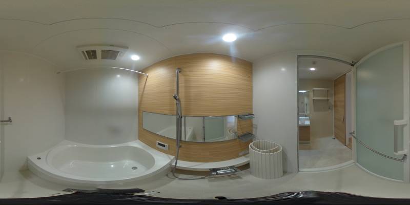 パノラマ画像バスルーム