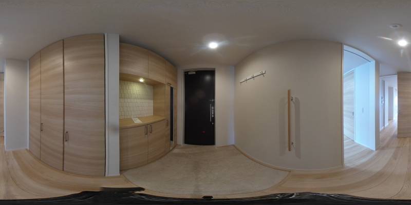 パノラマ画像玄関