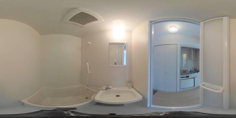 パノラマ画像バスルーム