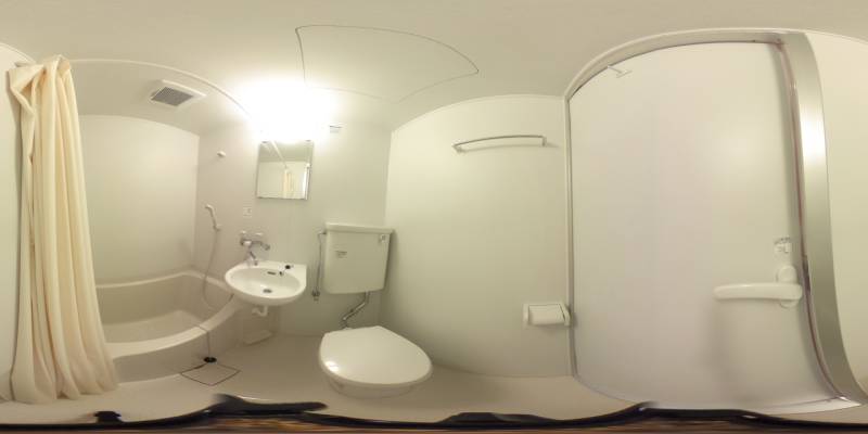 パノラマ画像バスルーム