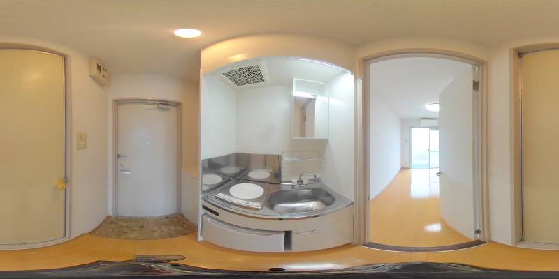 パノラマ画像キッチン