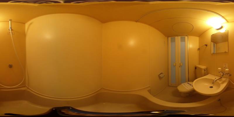 パノラマ画像バスルーム