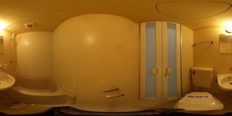 パノラマ画像洗面所