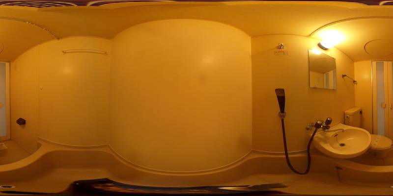 パノラマ画像バスルーム