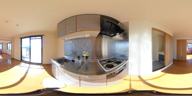 パノラマ画像キッチン