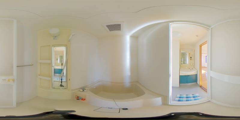 パノラマ画像バスルーム