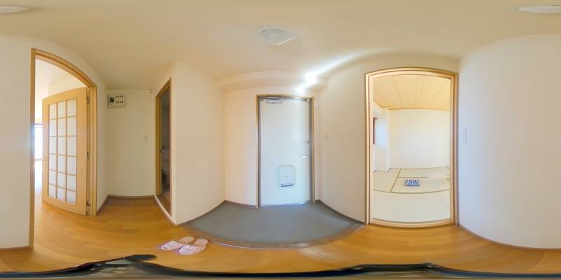 パノラマ画像玄関