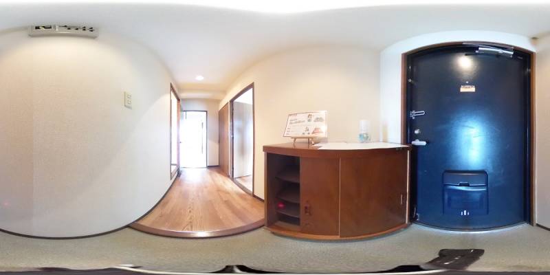 パノラマ画像玄関