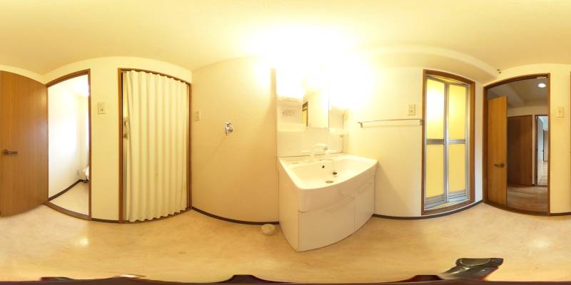 パノラマ画像洗面所