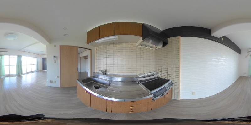 パノラマ画像キッチン