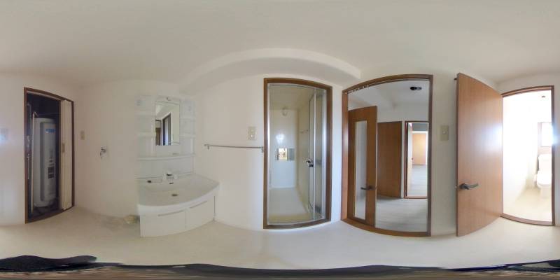 パノラマ画像洗面所