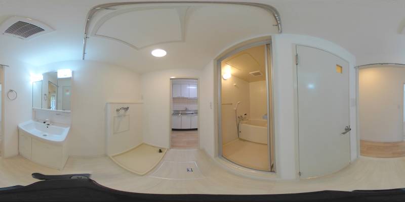 パノラマ画像洗面所