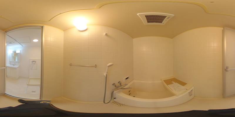 パノラマ画像バスルーム