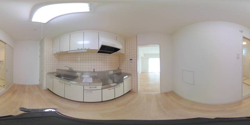 パノラマ画像キッチン