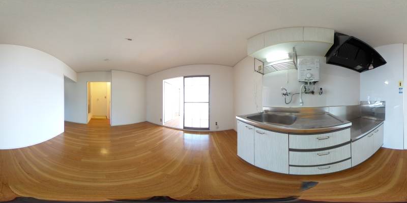 パノラマ画像キッチン