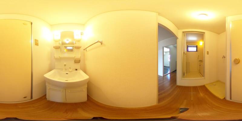 パノラマ画像洗面所
