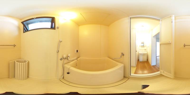 パノラマ画像バスルーム