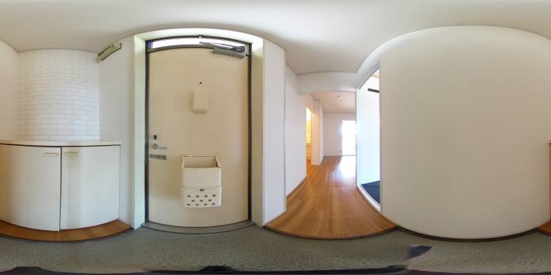 パノラマ画像玄関