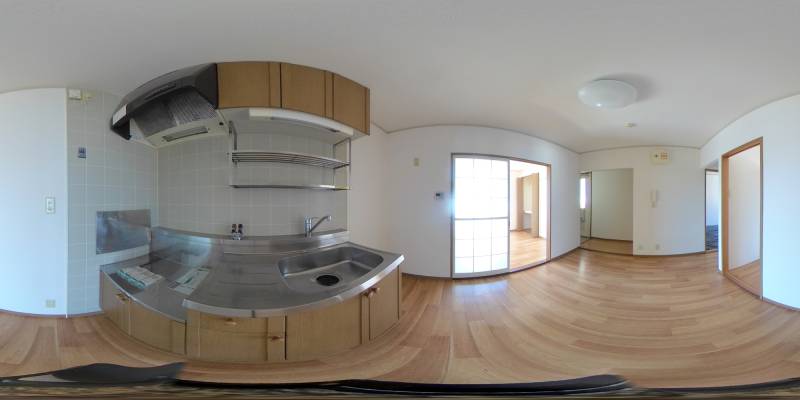 パノラマ画像キッチン