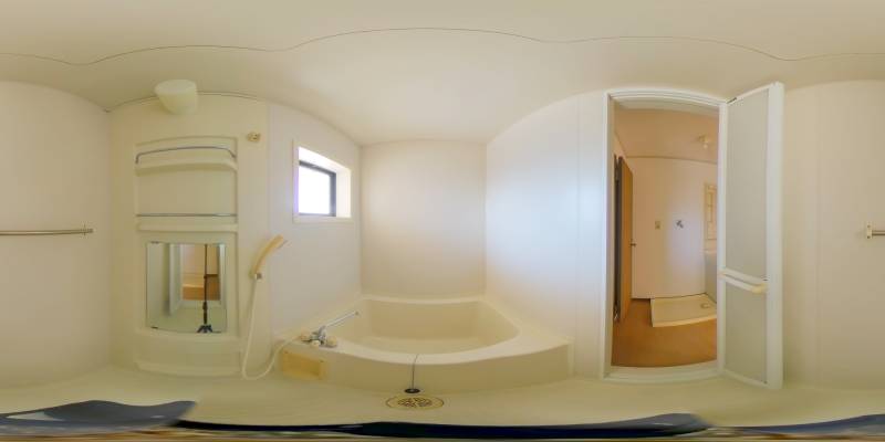 パノラマ画像バスルーム