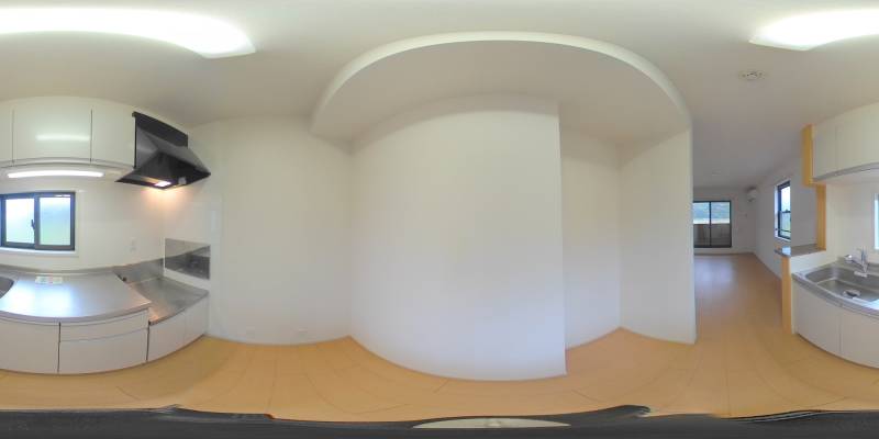 パノラマ画像キッチン