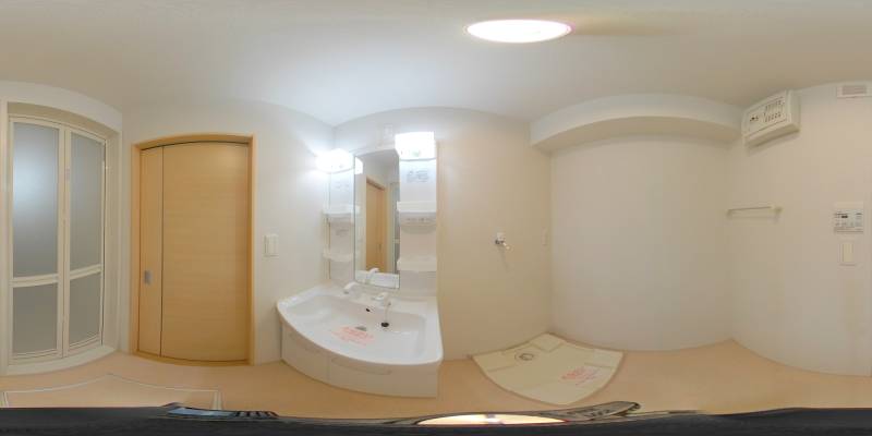 パノラマ画像洗面所