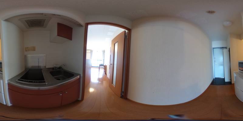 パノラマ画像キッチン