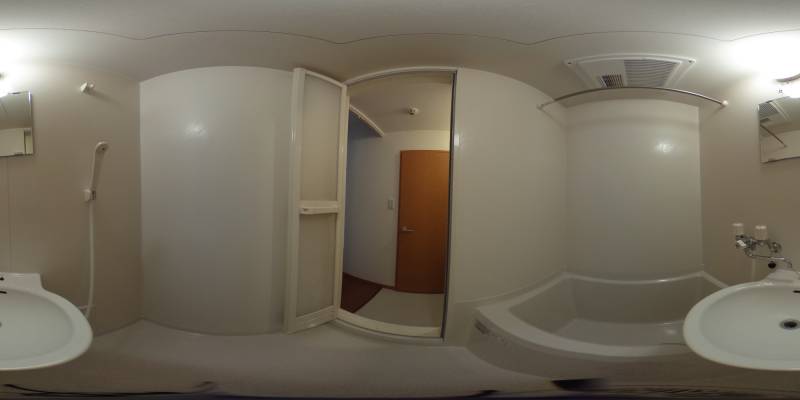 パノラマ画像バスルーム