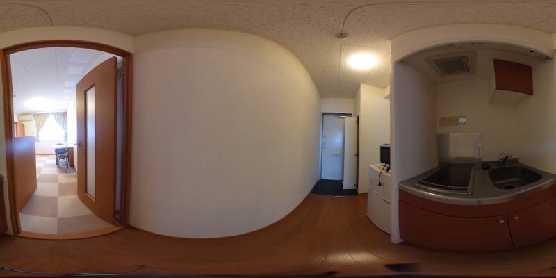 パノラマ画像キッチン