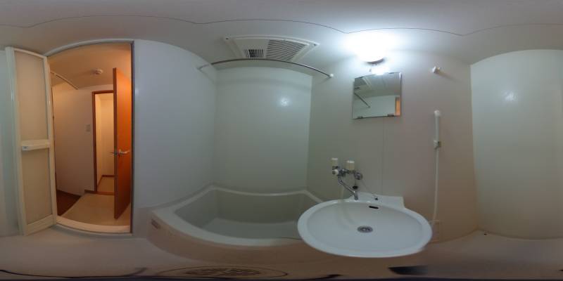 パノラマ画像バスルーム