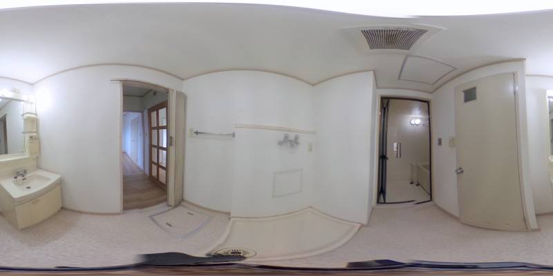 パノラマ画像洗面所