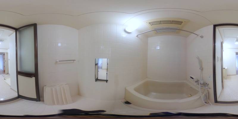 パノラマ画像バスルーム