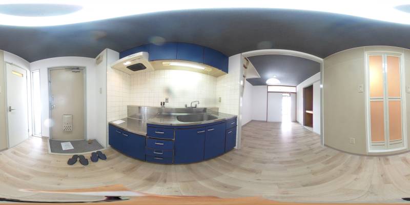 パノラマ画像キッチン