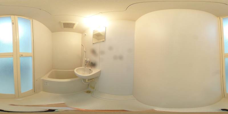 パノラマ画像バスルーム