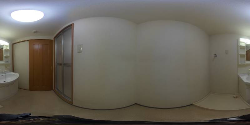 パノラマ画像洗面所