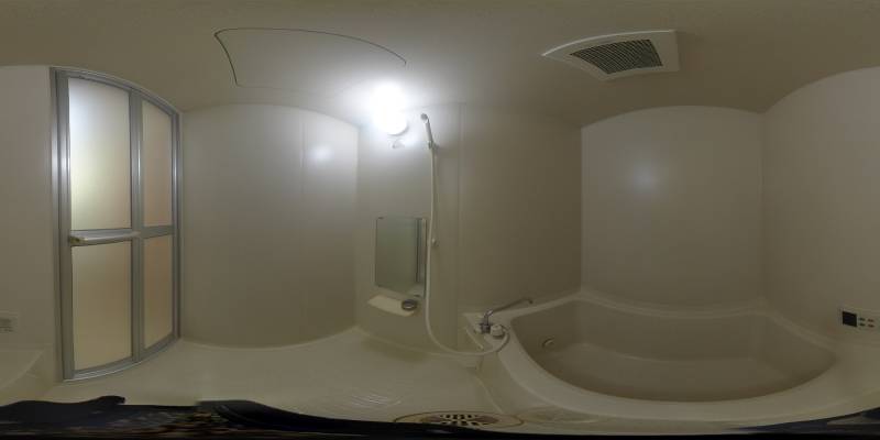 パノラマ画像バスルーム