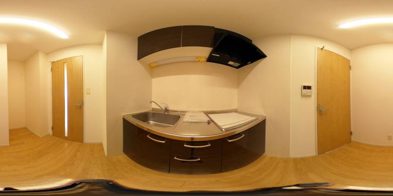 パノラマ画像キッチン