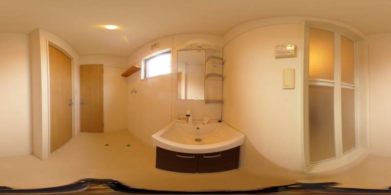 パノラマ画像洗面所