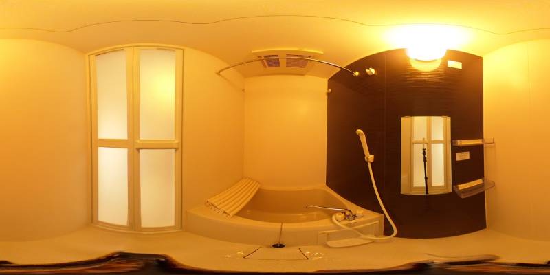 パノラマ画像バスルーム