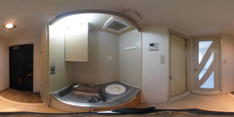 パノラマ画像キッチン