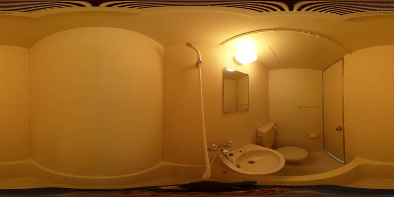 パノラマ画像バスルーム