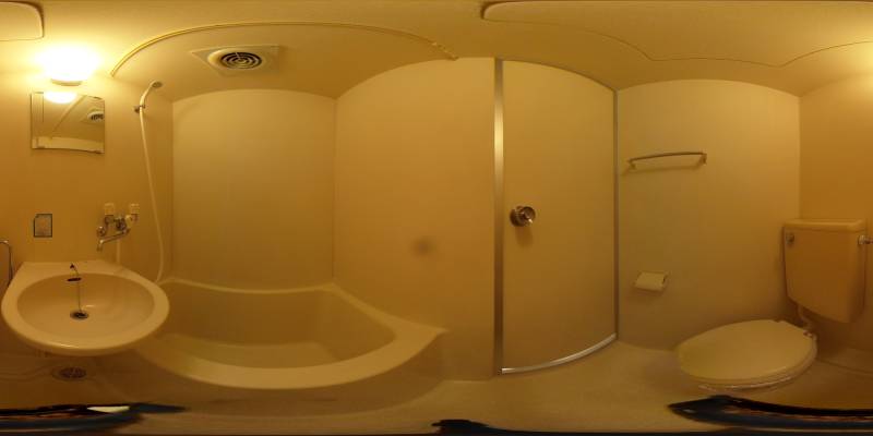 パノラマ画像バスルーム