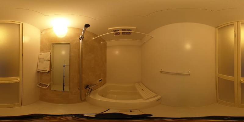 パノラマ画像バスルーム