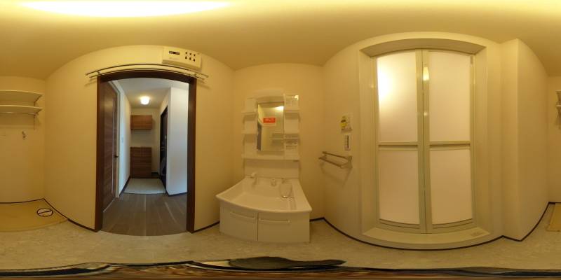 パノラマ画像洗面所