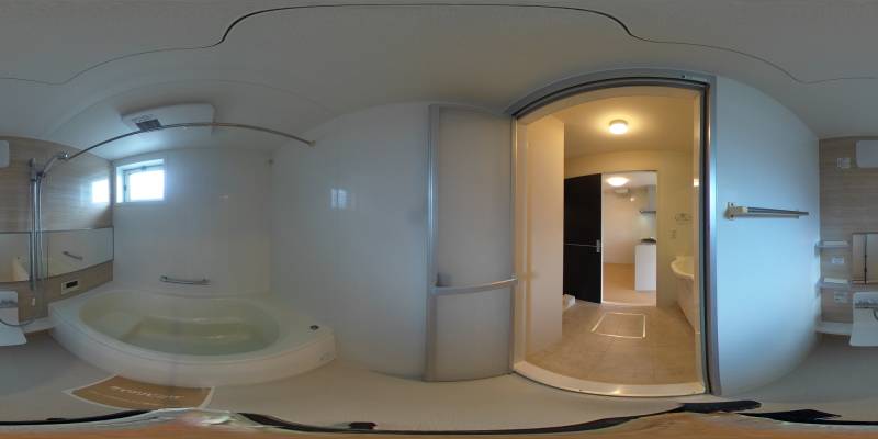 パノラマ画像バスルーム